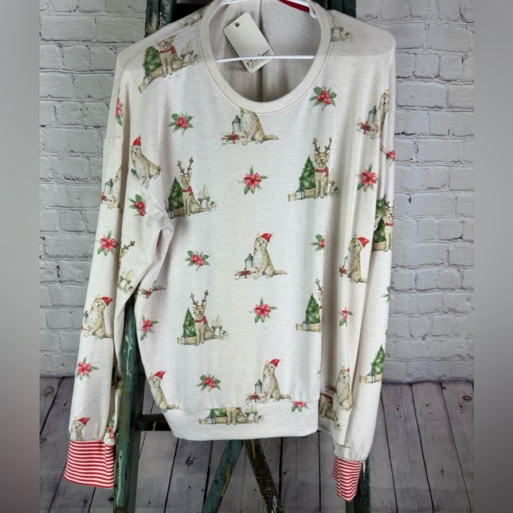 PJ Salvage dog Christmas sweater large